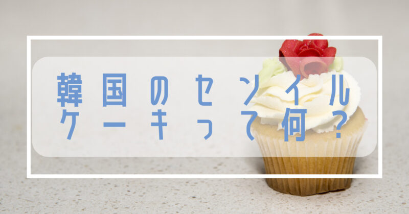 韓国で人気のセンイルケーキとは？日本でセンイルケーキが買えるお店を紹介します！